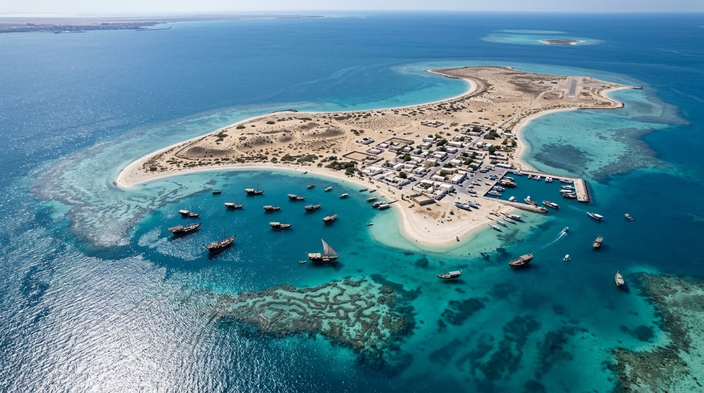 Delma Island dive site