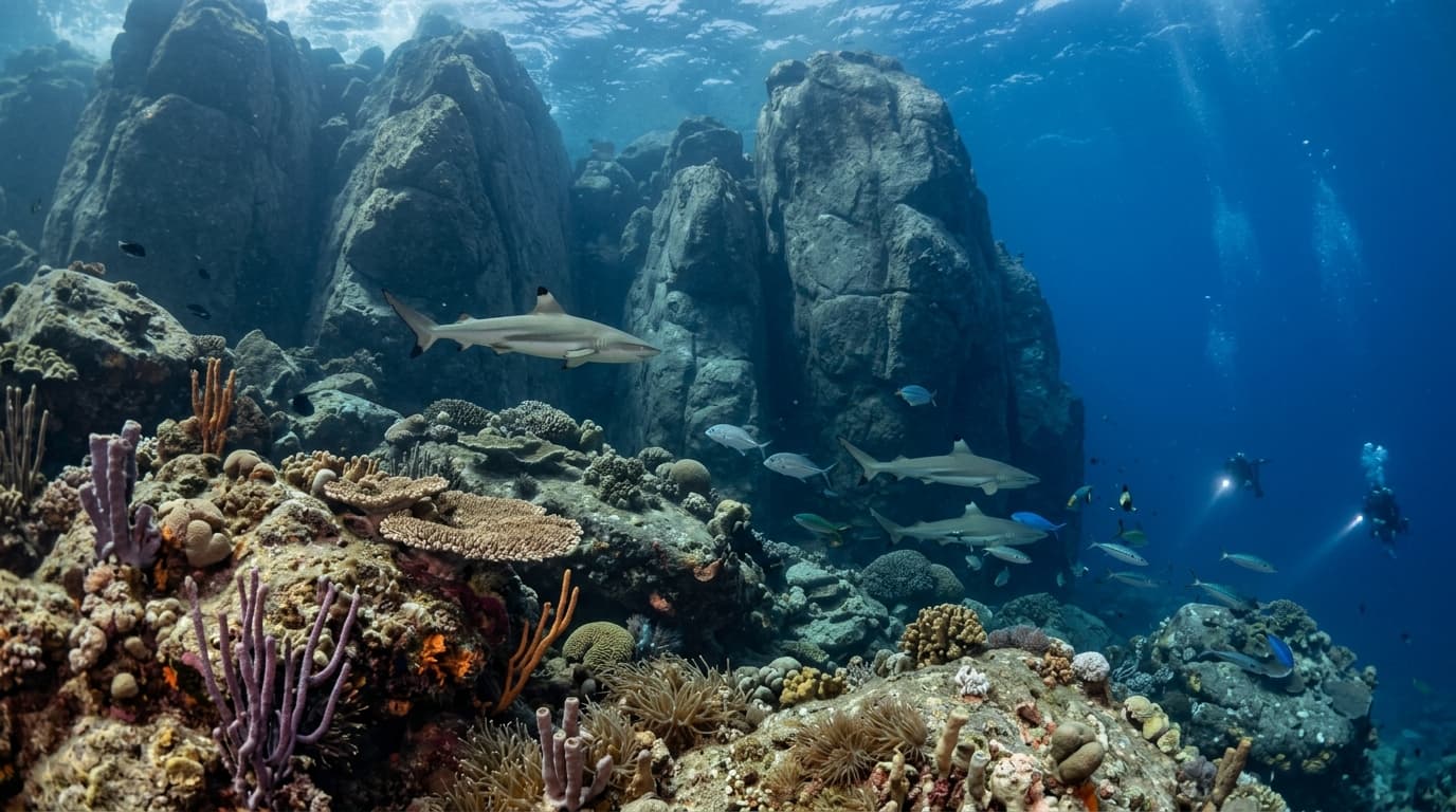 Shark Island dive site
