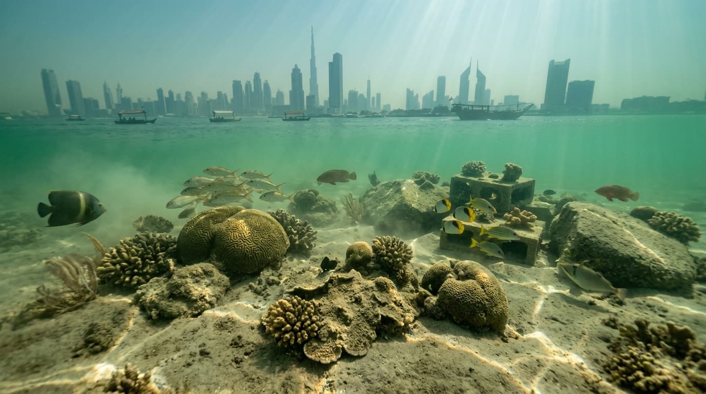 Khor Dubai Reef dive site