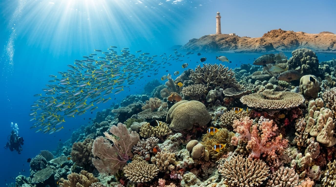 Lighthouse Reef dive site