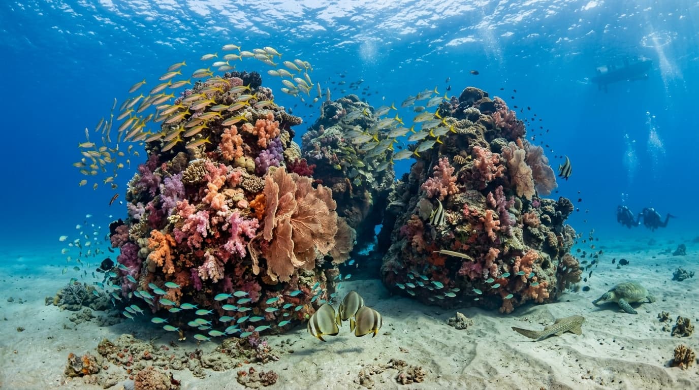 Three Rocks dive site