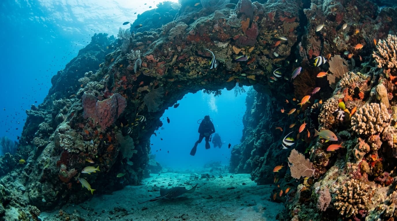 Hole in the Wall dive site